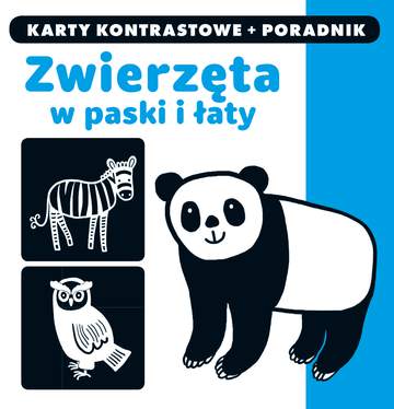 Zwierzęta w paski i łaty. Karty kontrastowe poradnik. Kapitan Nauka