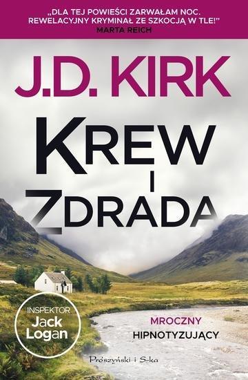Okładka: Krew i zdrada. Seria o inspektorze Jacku Loganie. Tom 4