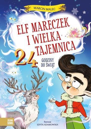 Okładka: Elf Mareczek i wielka tajemnica. 24 godziny do Świąt. Elf Mareczek