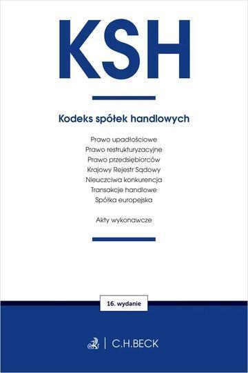 KSH. Kodeks spółek handlowych oraz ustawy towarzyszące wyd. 2026
