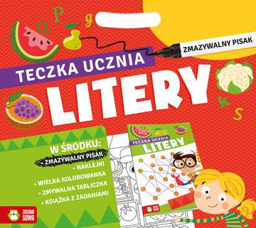 Litery. Teczka ucznia + pisak