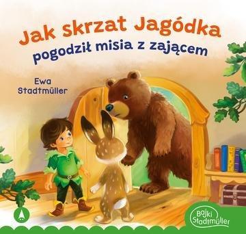 Okładka: Jak skrzat Jagódka pogodził misia z zającem