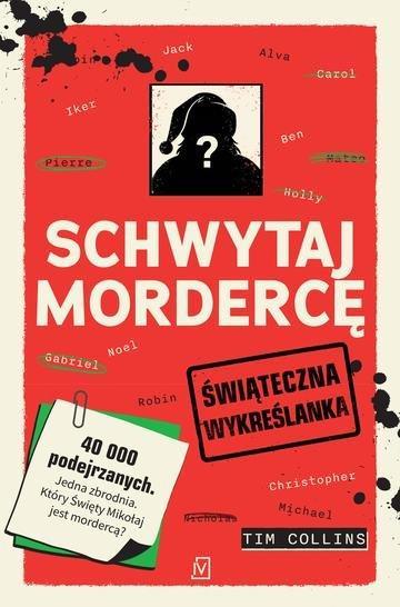 Okładka: Schwytaj mordercę. Świąteczna wykreślanka