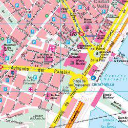 Barcelona mapa 1:10 000