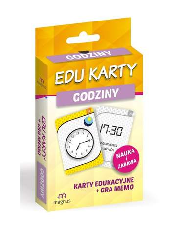 Godziny karty edu karty edukacyjne + gra memo