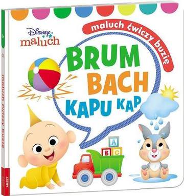 Disney maluch maluch ćwiczy buzię brum bach kapu kap