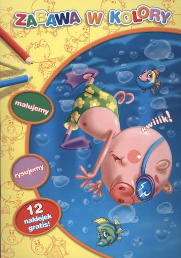 Świnka zabawa w kolory