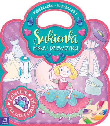 Książeczka torebeczka sukienki małej dziewczynki