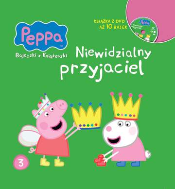 Niewidzialny przyjaciel Świnka Peppa bajeczki z książeczki Tom 3 + dvd