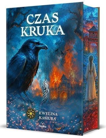 Okładka: Czas kruka. Słowiańskie Światy (ilustrowane brzegi)