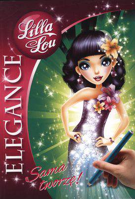 Lilla lou elegance A4 książka do kolorowania