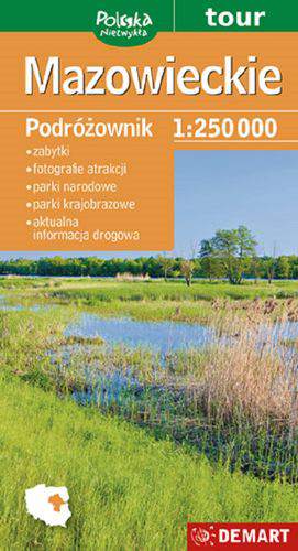 Mazowieckie podróżownik 1:125 000