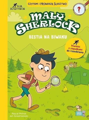 Okładka: Mały Sherlock . Bestia na biwaku