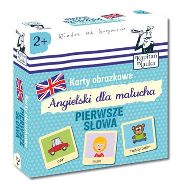 Pierwsze słowa angielski dla malucha karty obrazkowe Kapitan Nauka