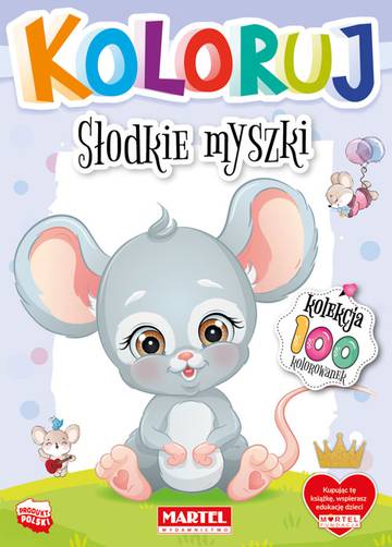 Słodkie myszki. Koloruj