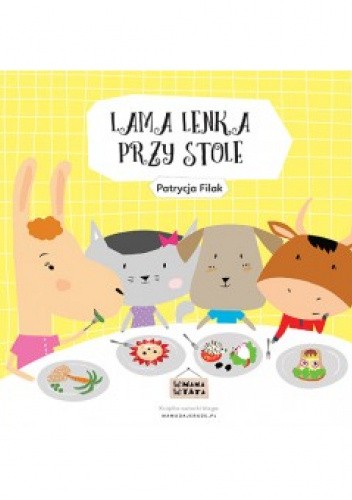 Lama Lenka przy stole