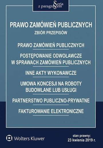 Prawo zamówień publicznych zbiór przepisów