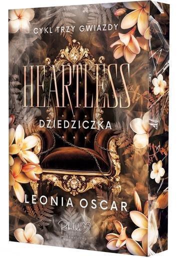 Okładka: Heartless. Dziedziczka. Cykl Trzy Gwiazdy. Tom 3 (ilustrowane brzegi)