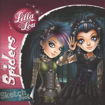 Spiders lilla lou sketch book