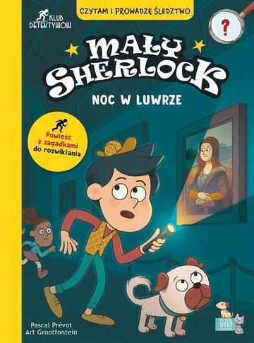 Okładka: Mały Sherlock . Noc w luwrze