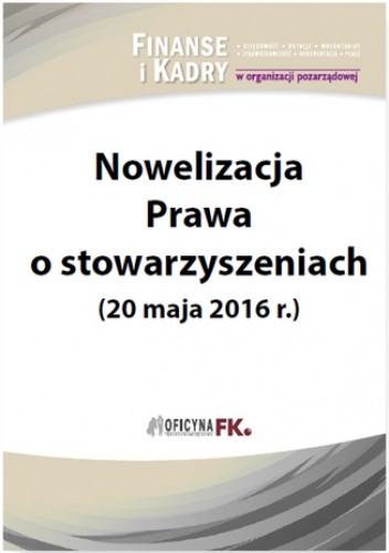 Nowelizacja Prawa o stowarzyszeniach (20 maja 2016 r.)