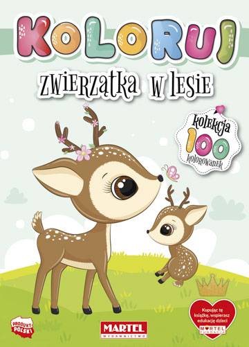 Koloruj zwierzątka w lesie