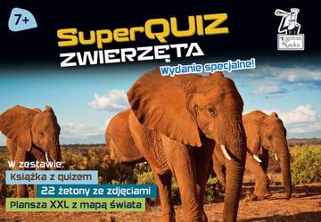 Pakiet zwierzęta superquiz Kapitan Nauka
