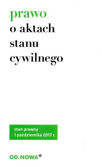 Prawo o aktach stanu cywilnego
