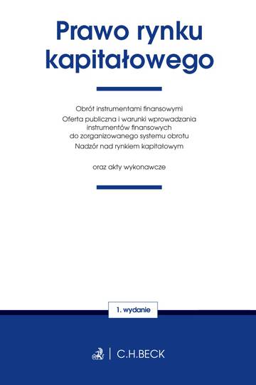 Prawo rynku kapitałowego oraz akty wykonawcze