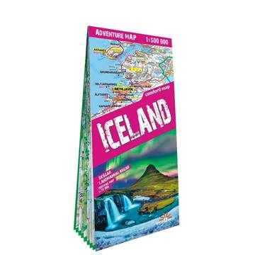 Iceland adventure map 1:500 000 laminat 2023