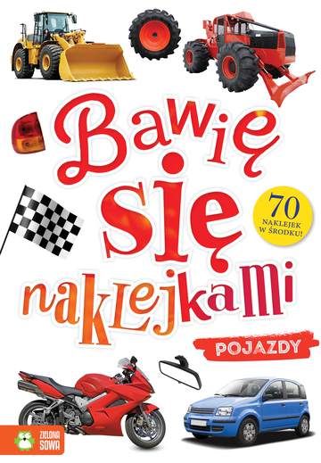 Pojazdy bawię się naklejkami