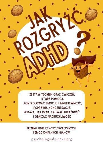 Okładka: Jak rozgryźć ADHD? Karty pracy dla dzieci w wieku 8-12 lat