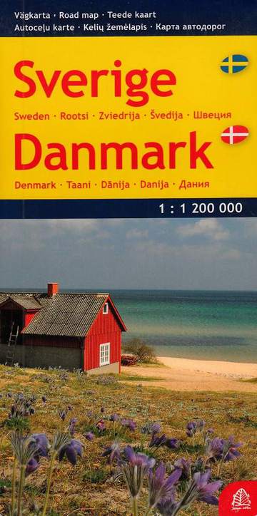 Szwecja dania mapa 1:1 200 000