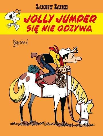 Okładka: Jolly Jumper się nie odzywa. Lucky Luke