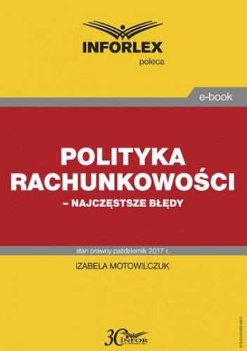 Polityka rachunkowości  najczęstsze błędy