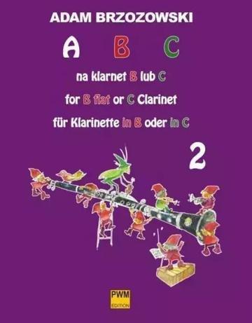 Okładka: ABC na klarnet B lub C podręcznik cześć 2