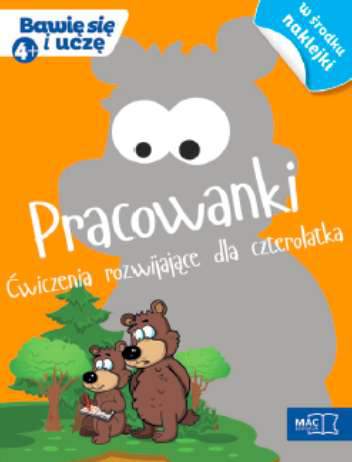 Pracowanki ćwiczenia rozwijające dla czterolatka bawię się i uczę
