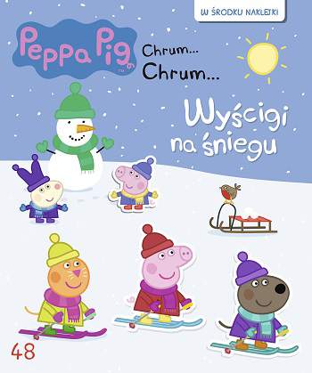 Wyścigi na śniegu Świnka Peppa chrum chrum Tom 48