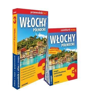 Okładka: Włochy północne 3w1 przewodnik + atlas + mapa