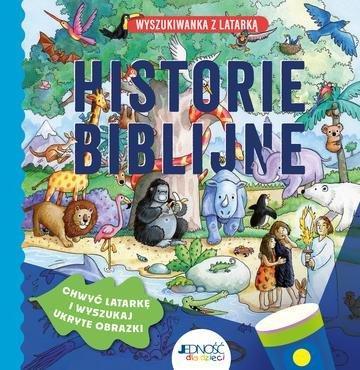 Okładka: Historie biblijne. Wyszukiwanka z latarką