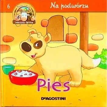 Pies. Na podwórzu