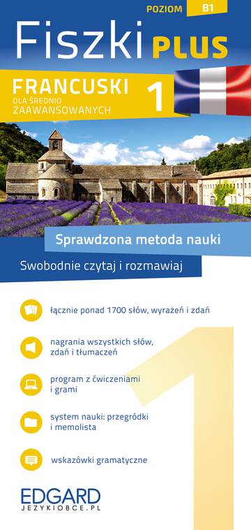 Francuski dla średnio zaawansowanych 1 fiszki plus