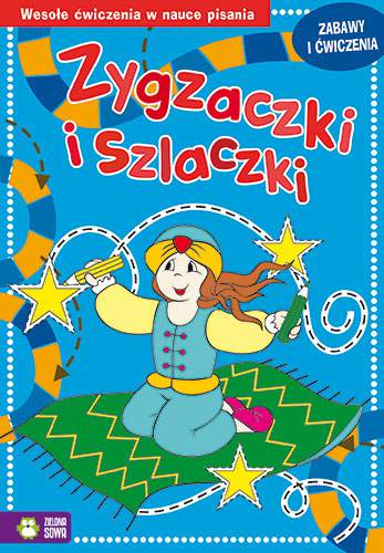 Zabawy i ćwiczenia niebieskie zygzaczki i szlaczki