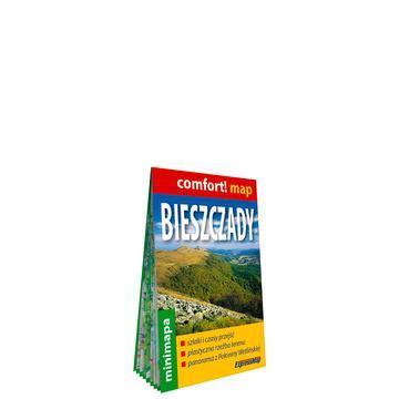 Bieszczady laminowana mapa turystyczna mini 1:200 000