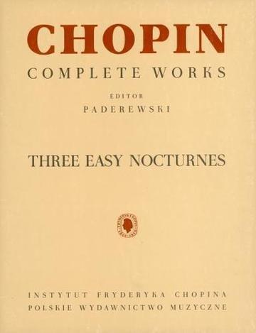 Okładka: Chopin,F. Trzy łatwe nokturny CWS
