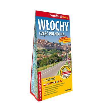 Włochy część północna mapa samochodowa 1:650 000 laminat 2026
