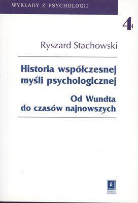 Historia współczesnej myśli psychologicznej