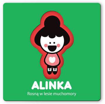 Rosną w lesie muchomory. Alinka