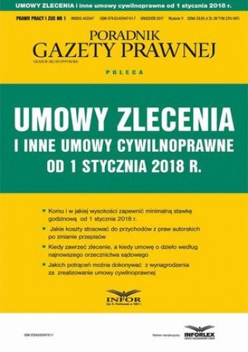 Umowy zlecenia i inne umowy cywilnoprawne od stycznia 2018