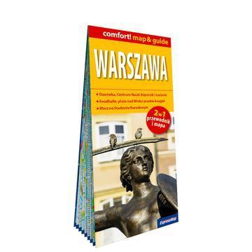Warszawa 2w1 przewodnik i mapa laminowana 2026